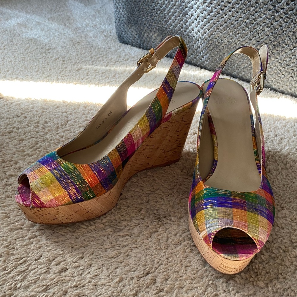 Like new Stuart Weitzman wedges!
